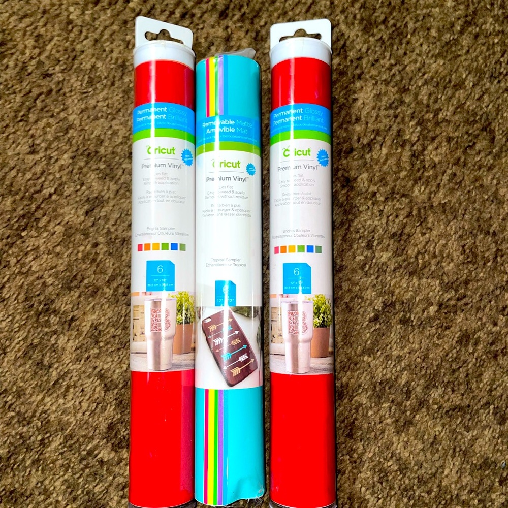 Cricut Permanent and Removable Vinyl